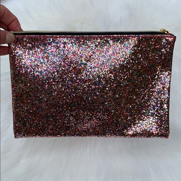 PINK SUPER SPARKLY CLUTCH- NEVER USED!! - Picture 5 of 6